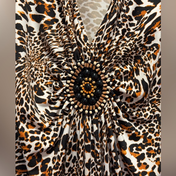 Leopard sleeveless dress, Size 20  perfect for summer days - Picture 2 of 6